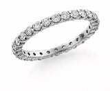 Ring Enhancers Stack-able Channel Set Mill-Grain Edge Diamond Slanted Wing Rings (2)