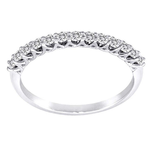 Diamond Stack-able Anniversary Band Ring Trellis Set .40ctw 14kt. Gold Jewelry