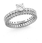 Diamond Eternity Band Ring .50ctw Shared Prong 14kt. Gold White, Yellow, or Rose